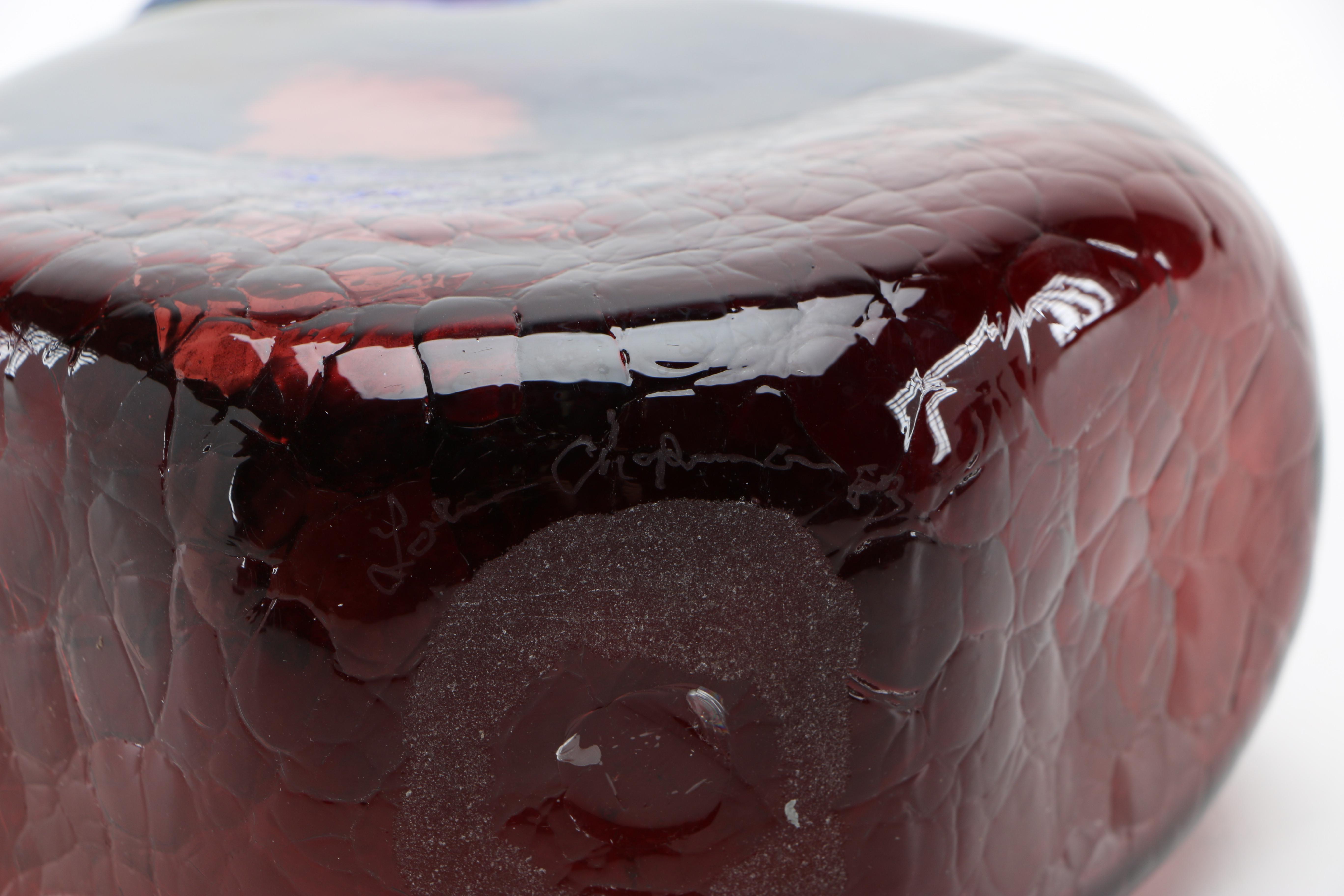 Richard Jolley and Loren Chapman Art Glass Vases