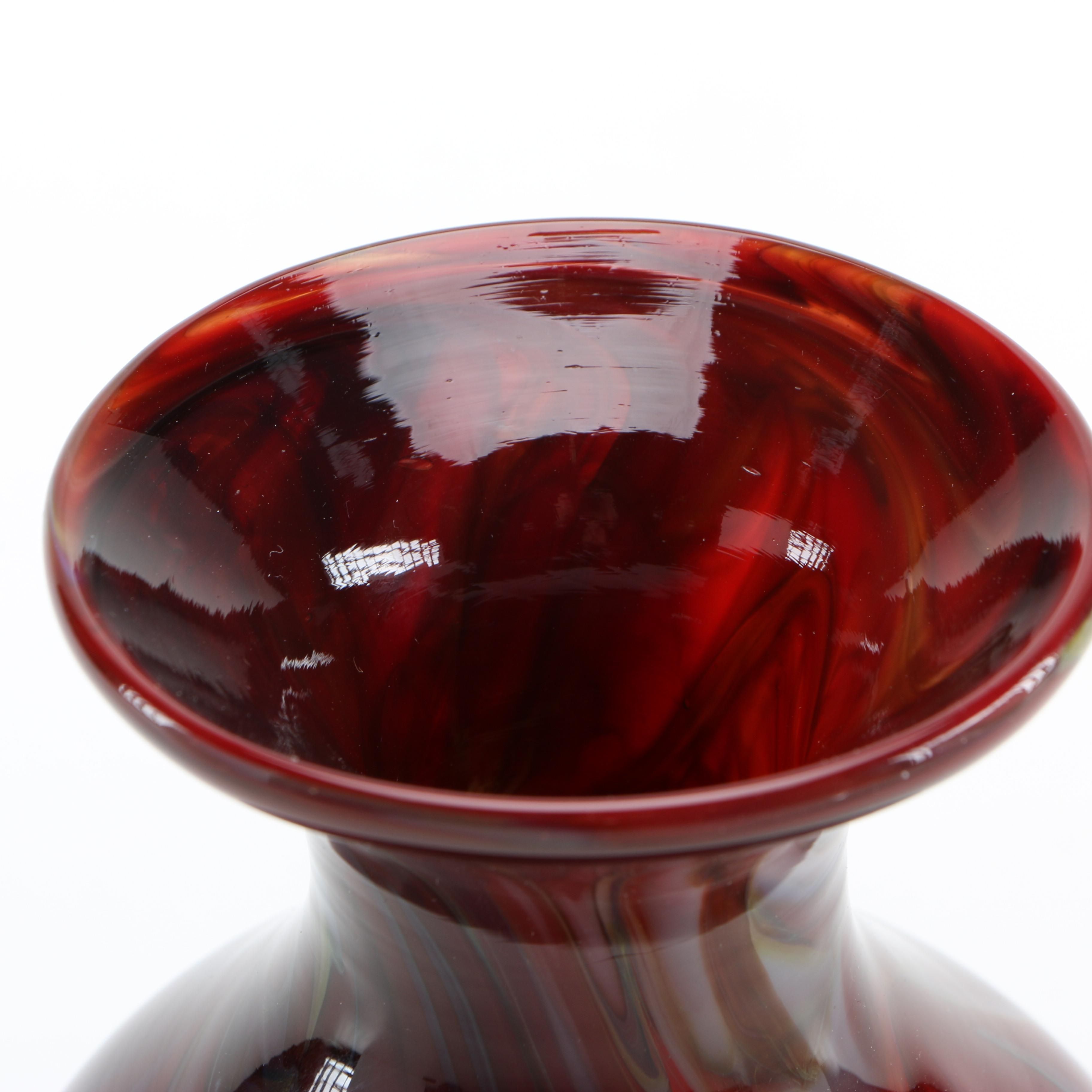 Richard Jolley and Loren Chapman Art Glass Vases