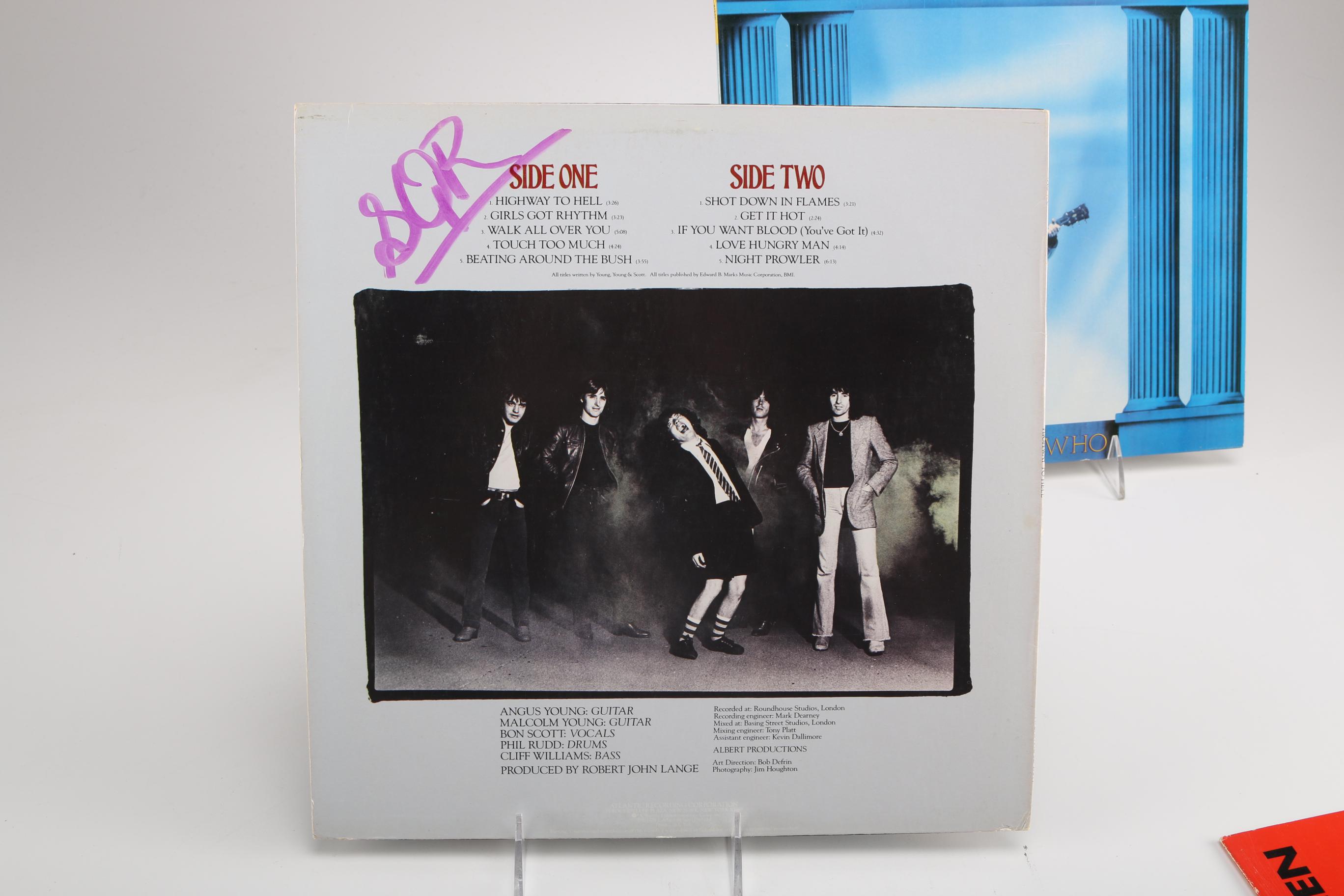 AC/DC and Van Halen Albums