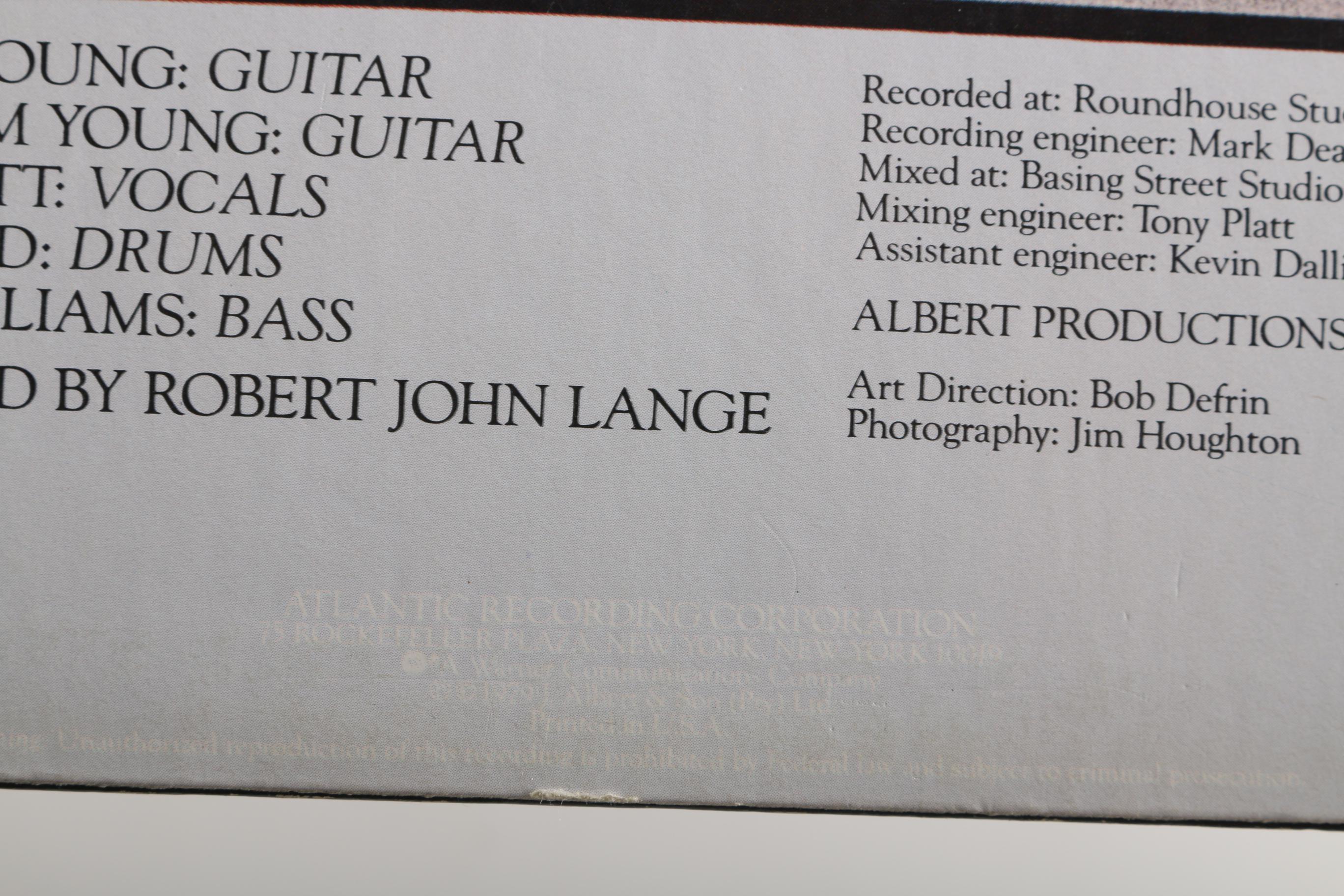 AC/DC and Van Halen Albums