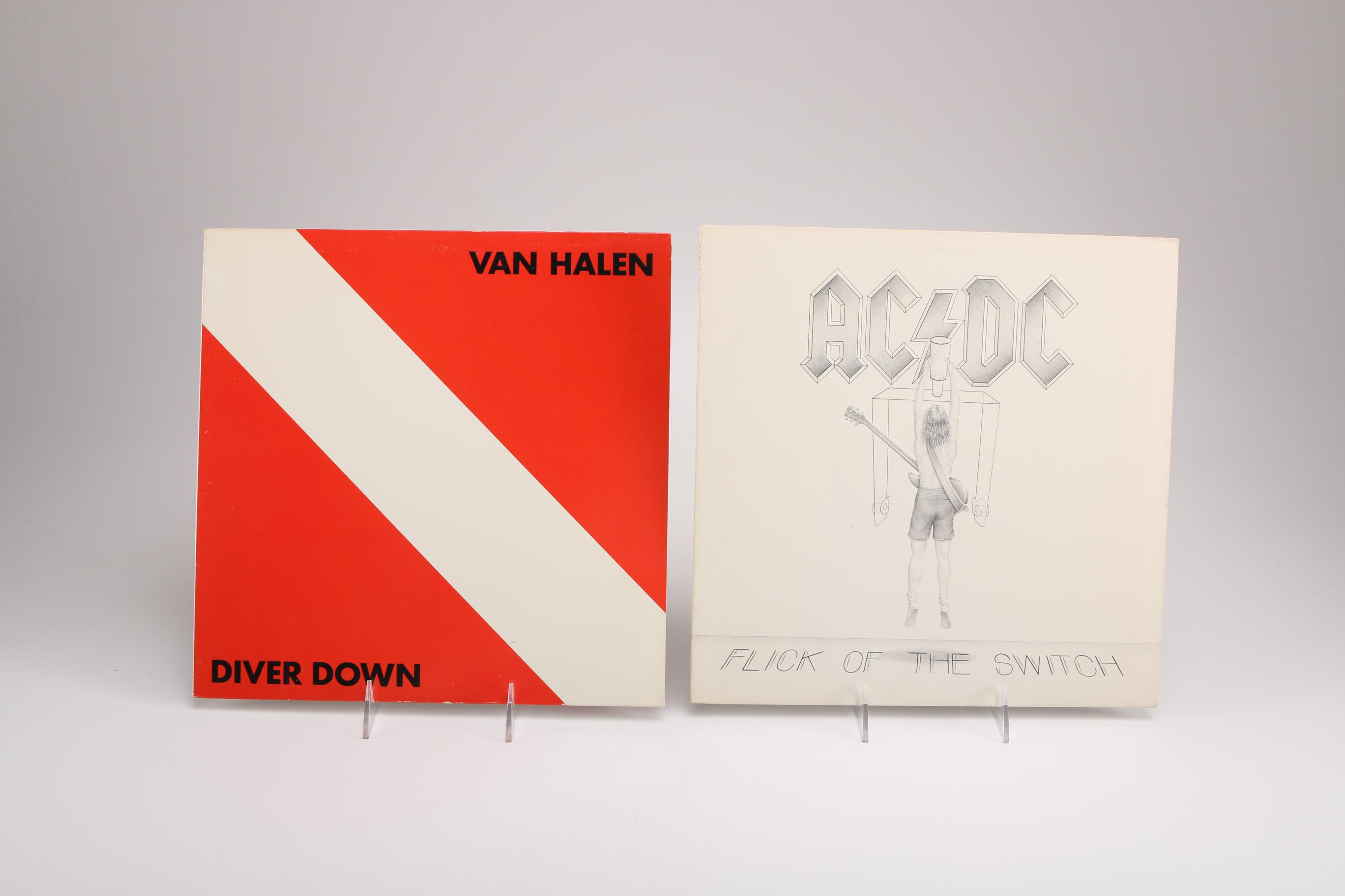 AC/DC and Van Halen Albums