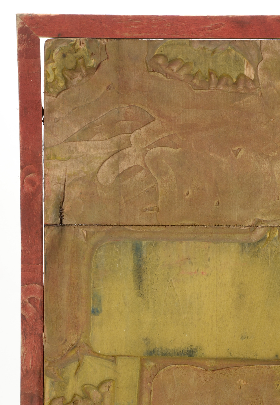 Two Vintage Wooden Printing Plates