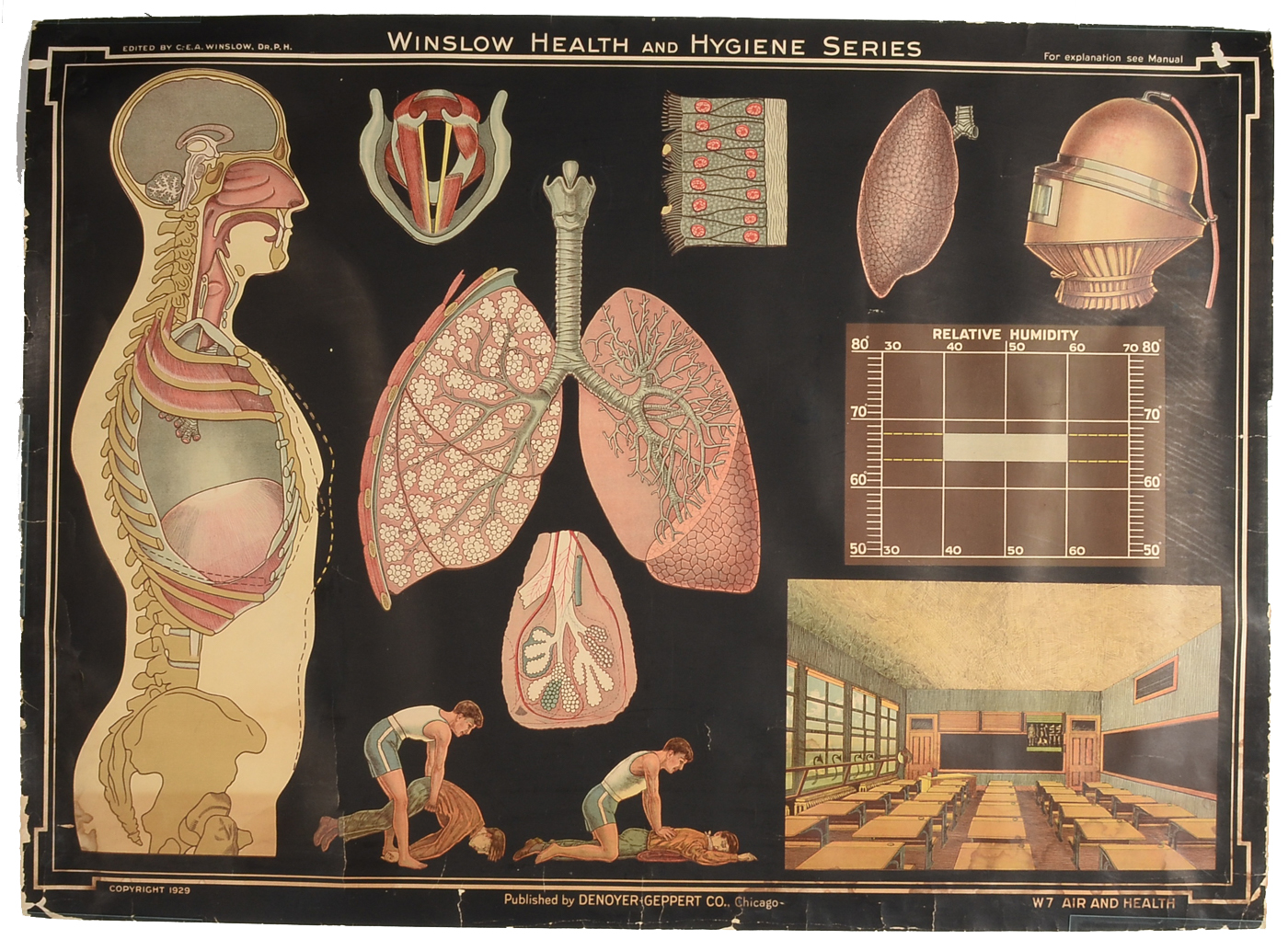 Two Antique Health and Hygiene Posters