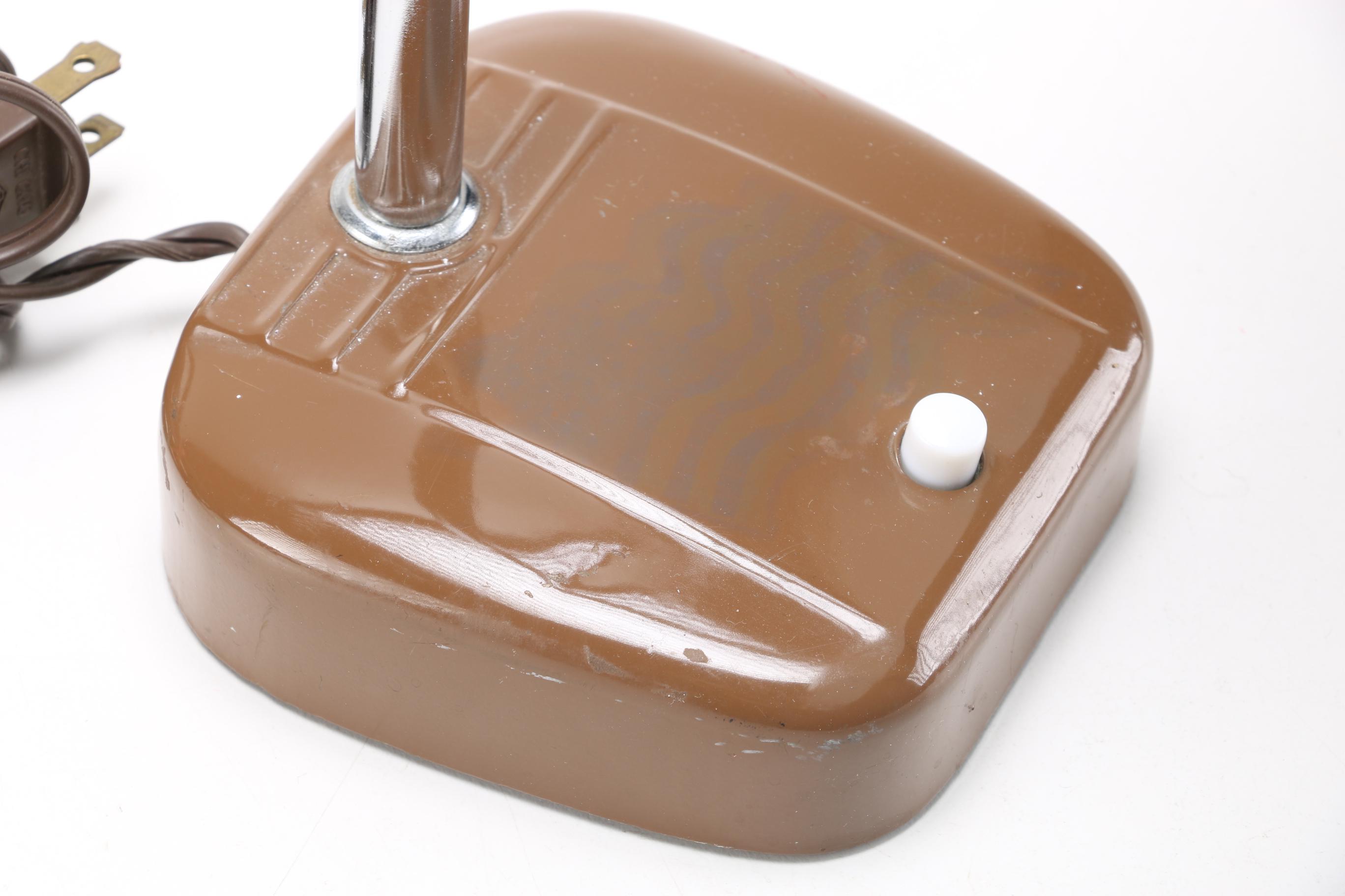 Circa 1970s Matching Desk and Headboard Lamp