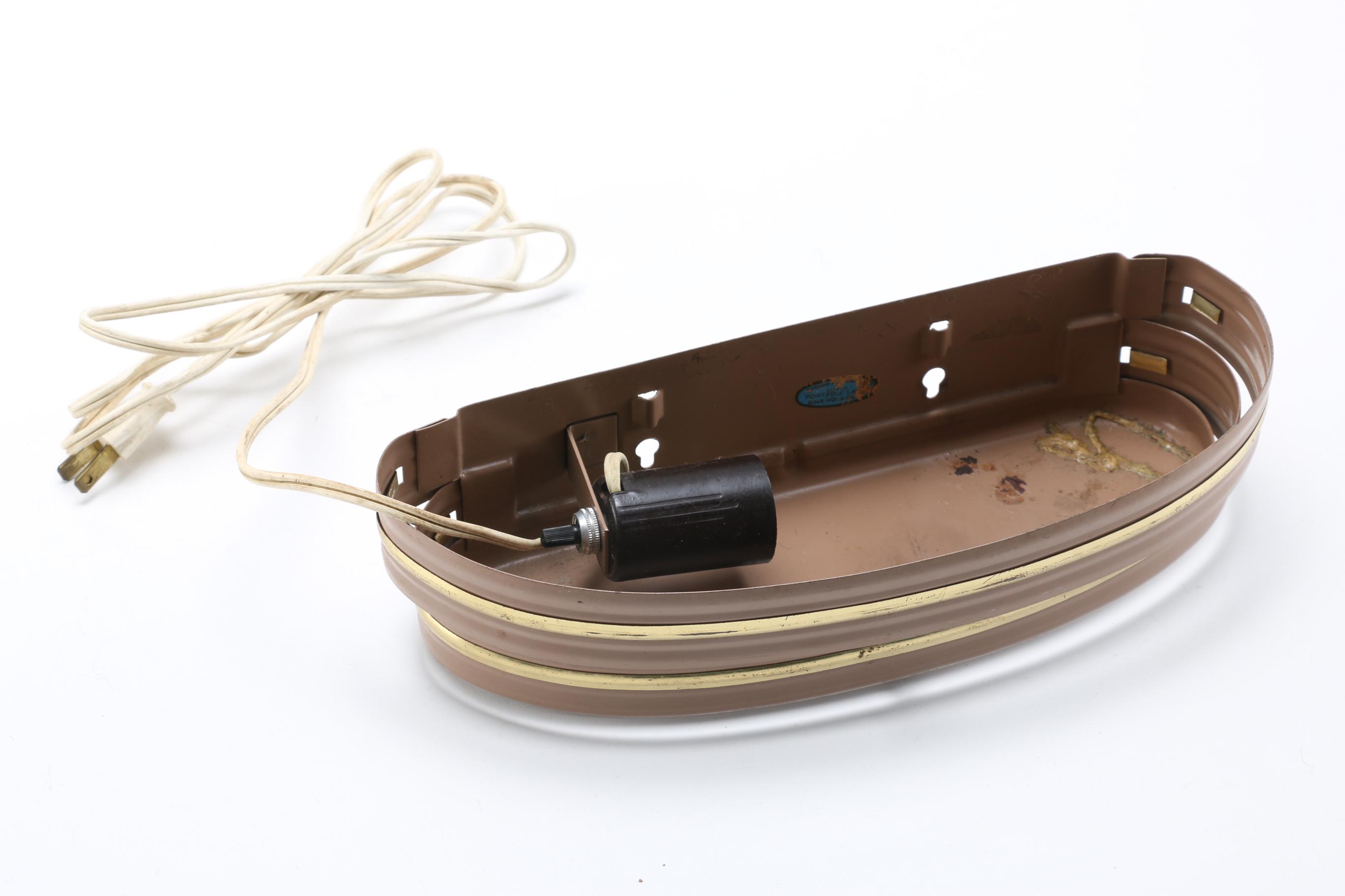 Circa 1970s Matching Desk and Headboard Lamp