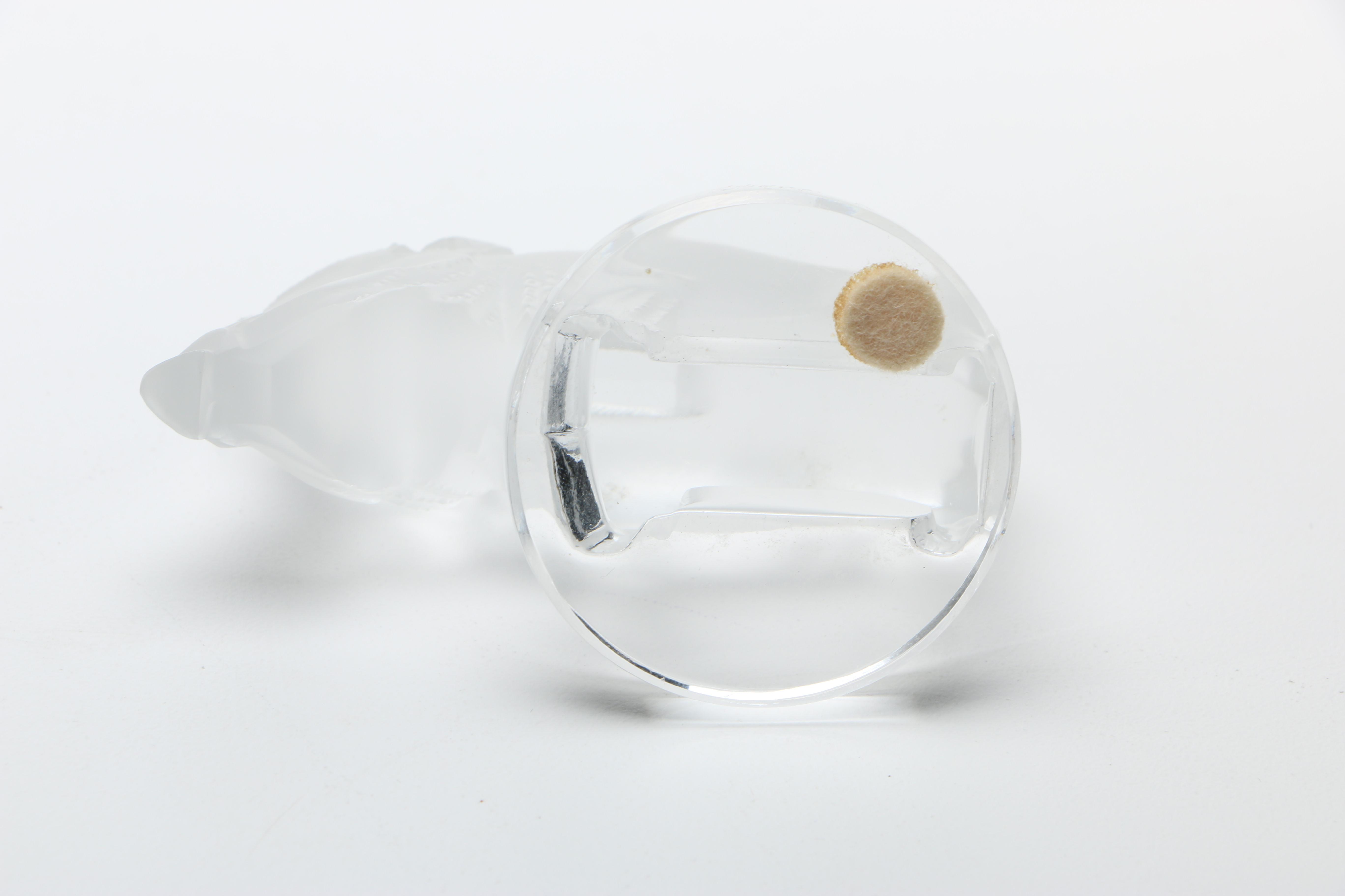 Lalique Crystal Boar Paperweight