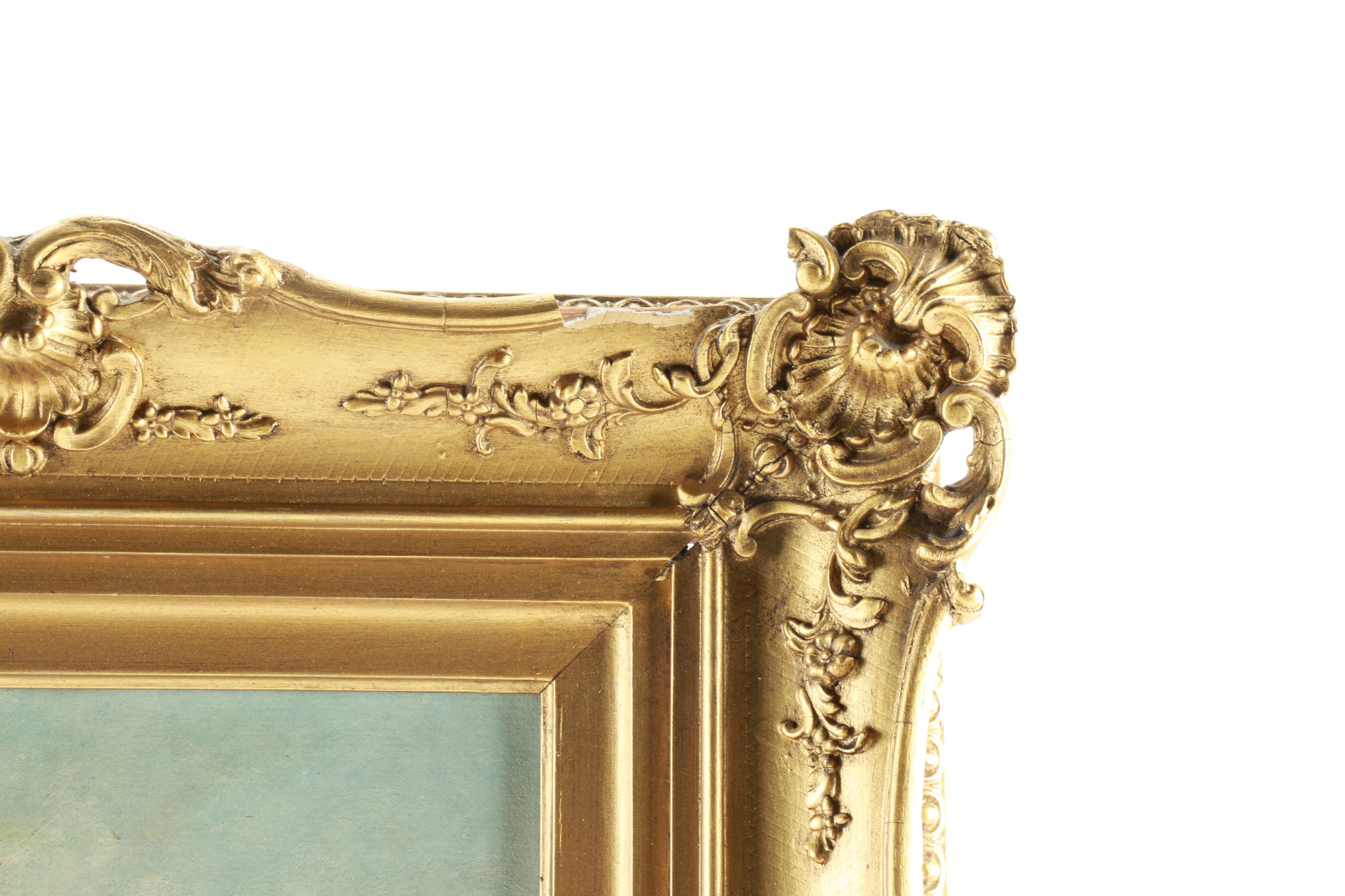 Elias Bancroft Oil Painting on Canvas "A Sunny Morning"