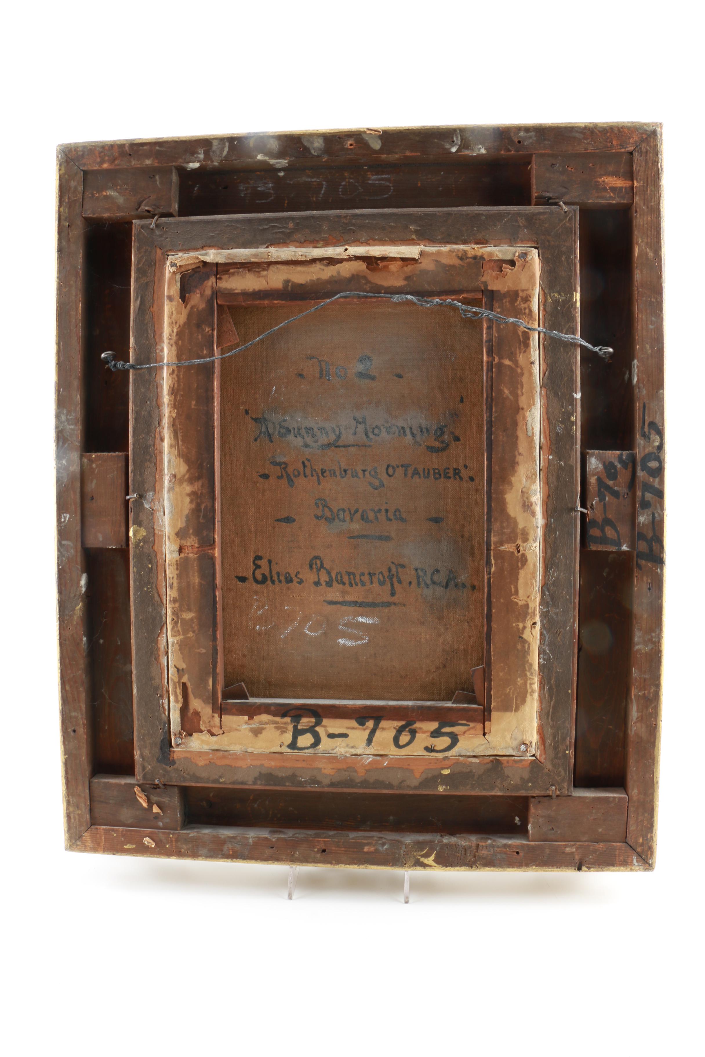 Elias Bancroft Oil Painting on Canvas "A Sunny Morning"