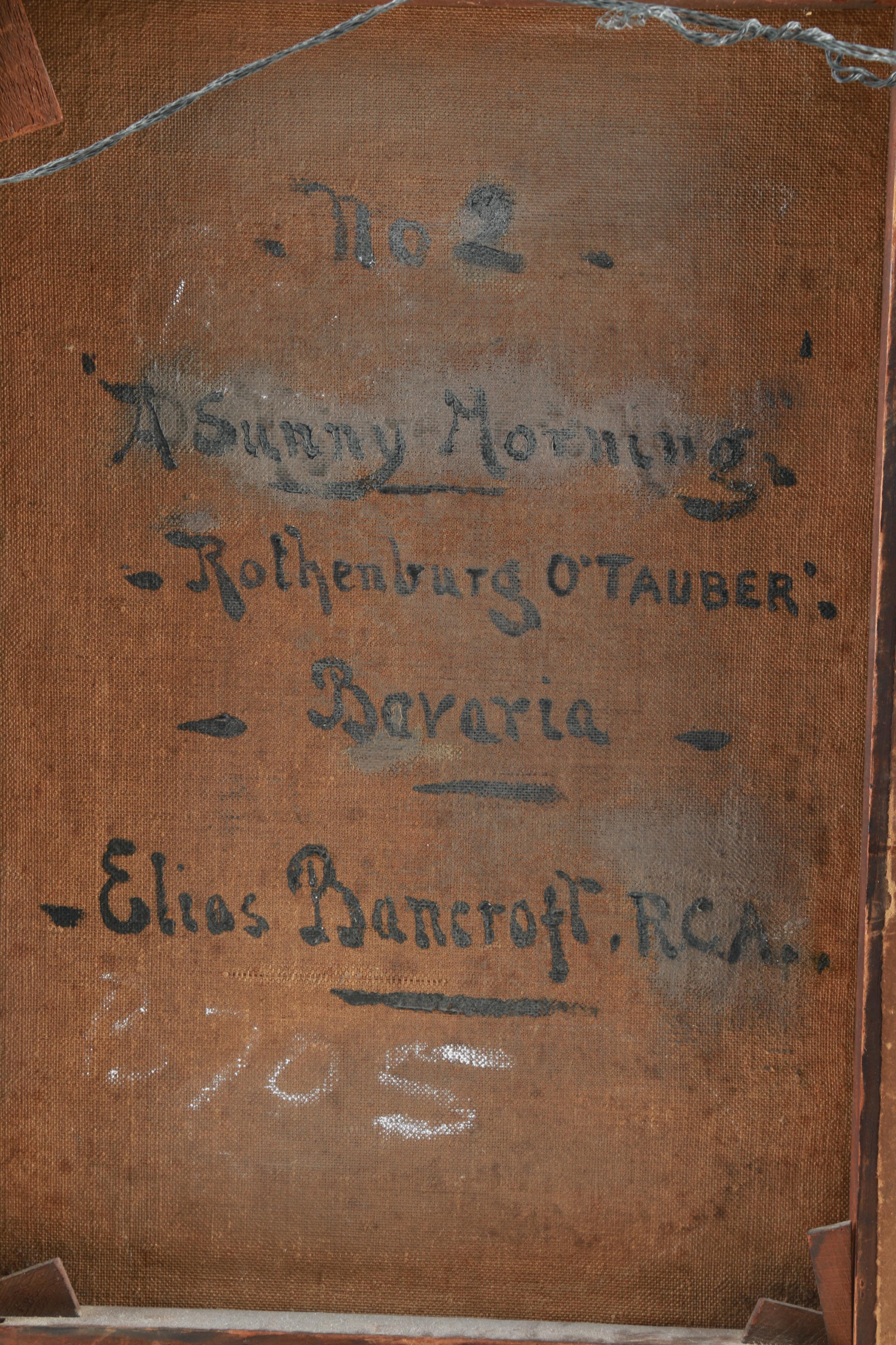 Elias Bancroft Oil Painting on Canvas "A Sunny Morning"