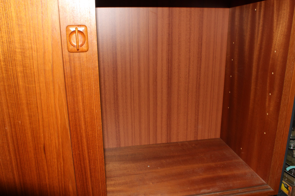 Credenza with Modular Shelving Units