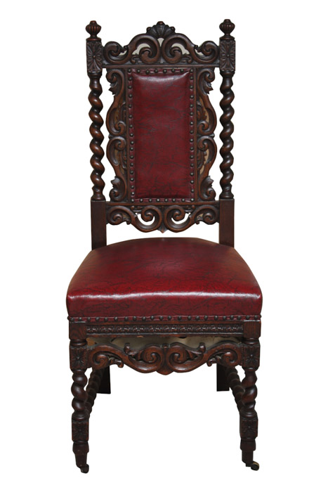 Vintage Victorian Style Oak Dining Chairs