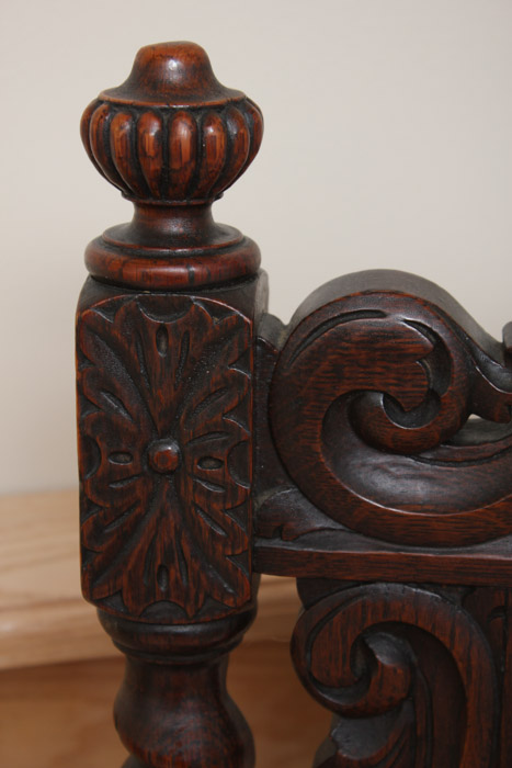 Vintage Victorian Style Oak Dining Chairs