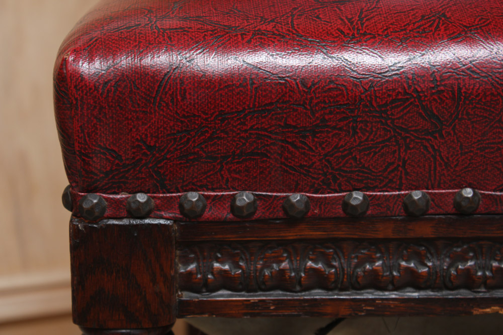 Vintage Victorian Style Oak Dining Chairs