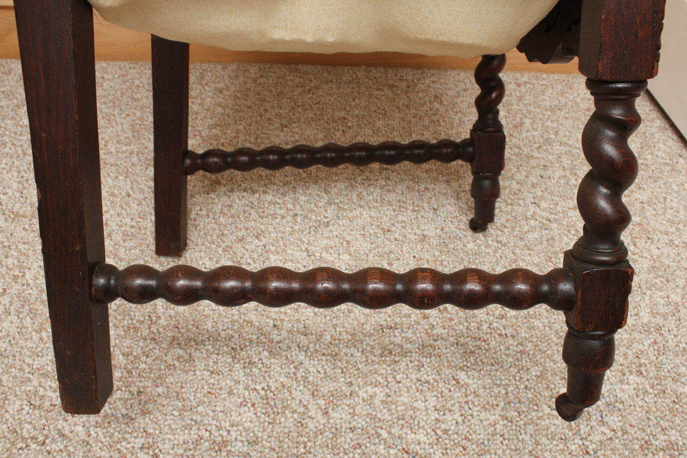 Vintage Victorian Style Oak Dining Chairs