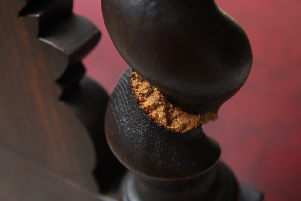 Vintage Victorian Style Oak Dining Chairs