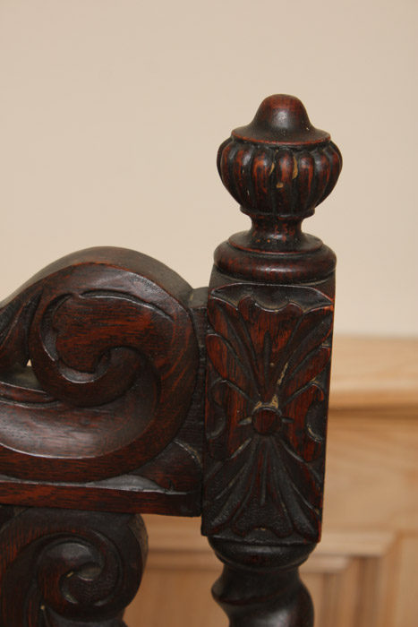 Vintage Victorian Style Oak Dining Chairs