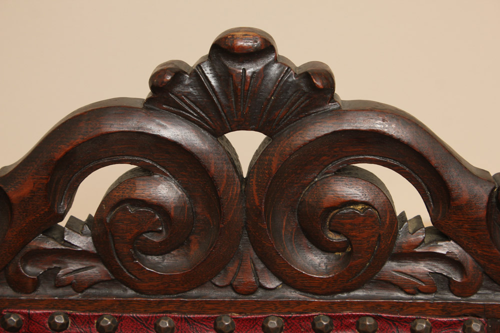 Vintage Victorian Style Oak Dining Chairs