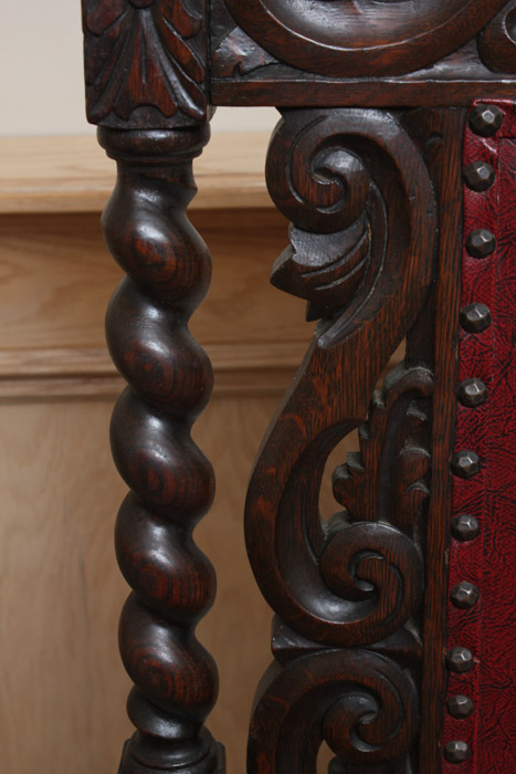 Vintage Victorian Style Oak Dining Chairs