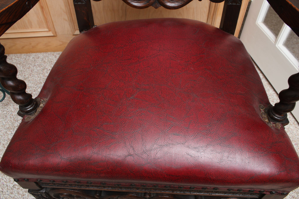 Vintage Victorian Style Oak Dining Chairs