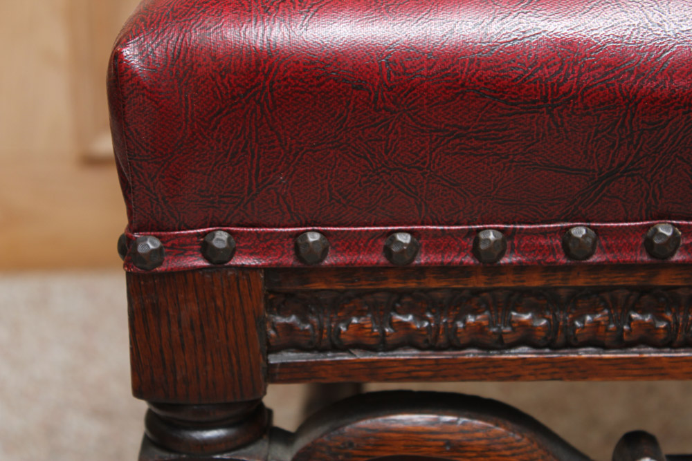 Vintage Victorian Style Oak Dining Chairs