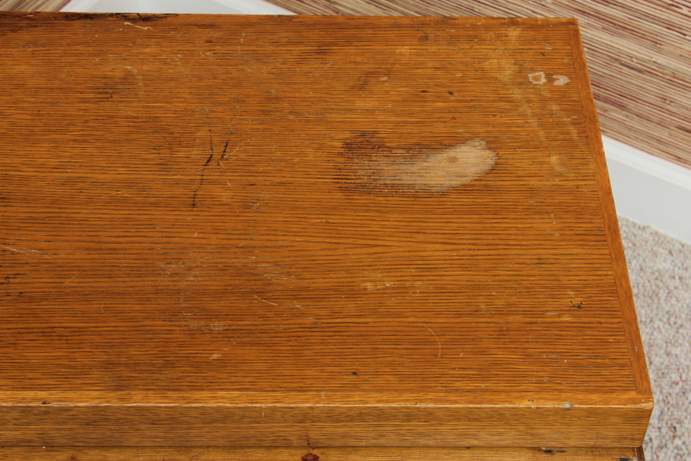 Vintage Oak Remington Rand Card Catalog by Library Bureau Division