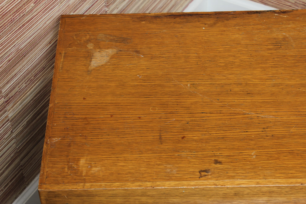 Vintage Oak Remington Rand Card Catalog by Library Bureau Division