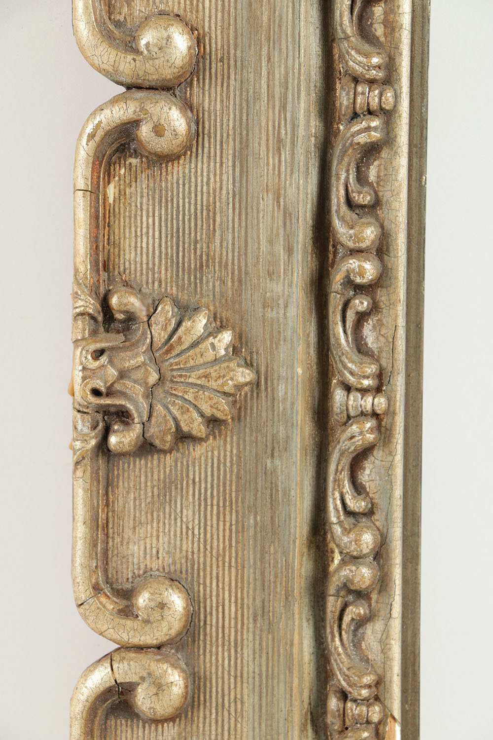 Early 20th-Century Silver Gesso Frame