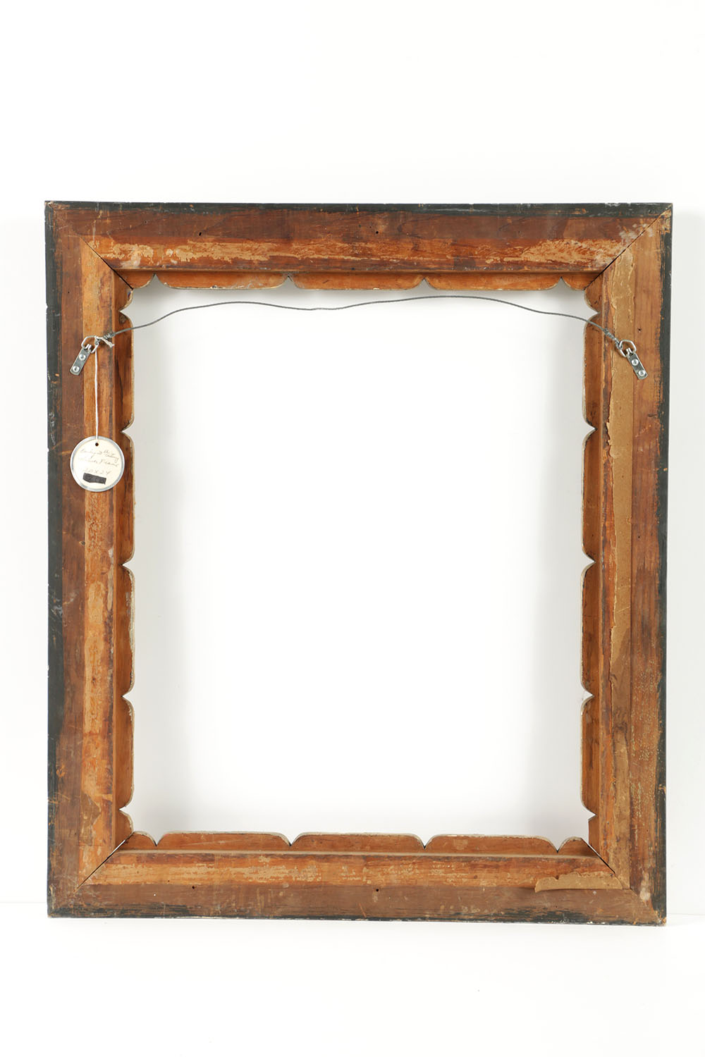 Early 20th-Century Silver Gesso Frame