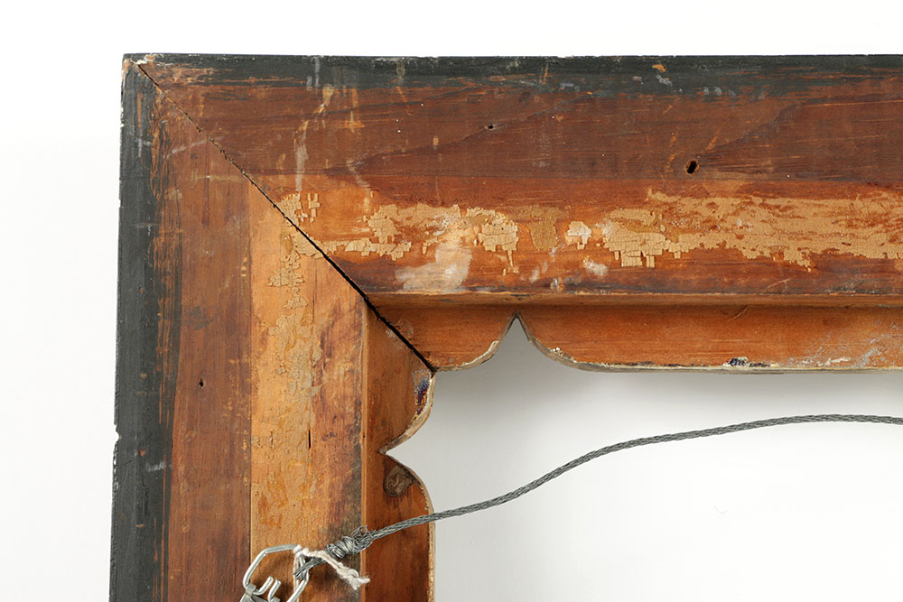 Early 20th-Century Silver Gesso Frame