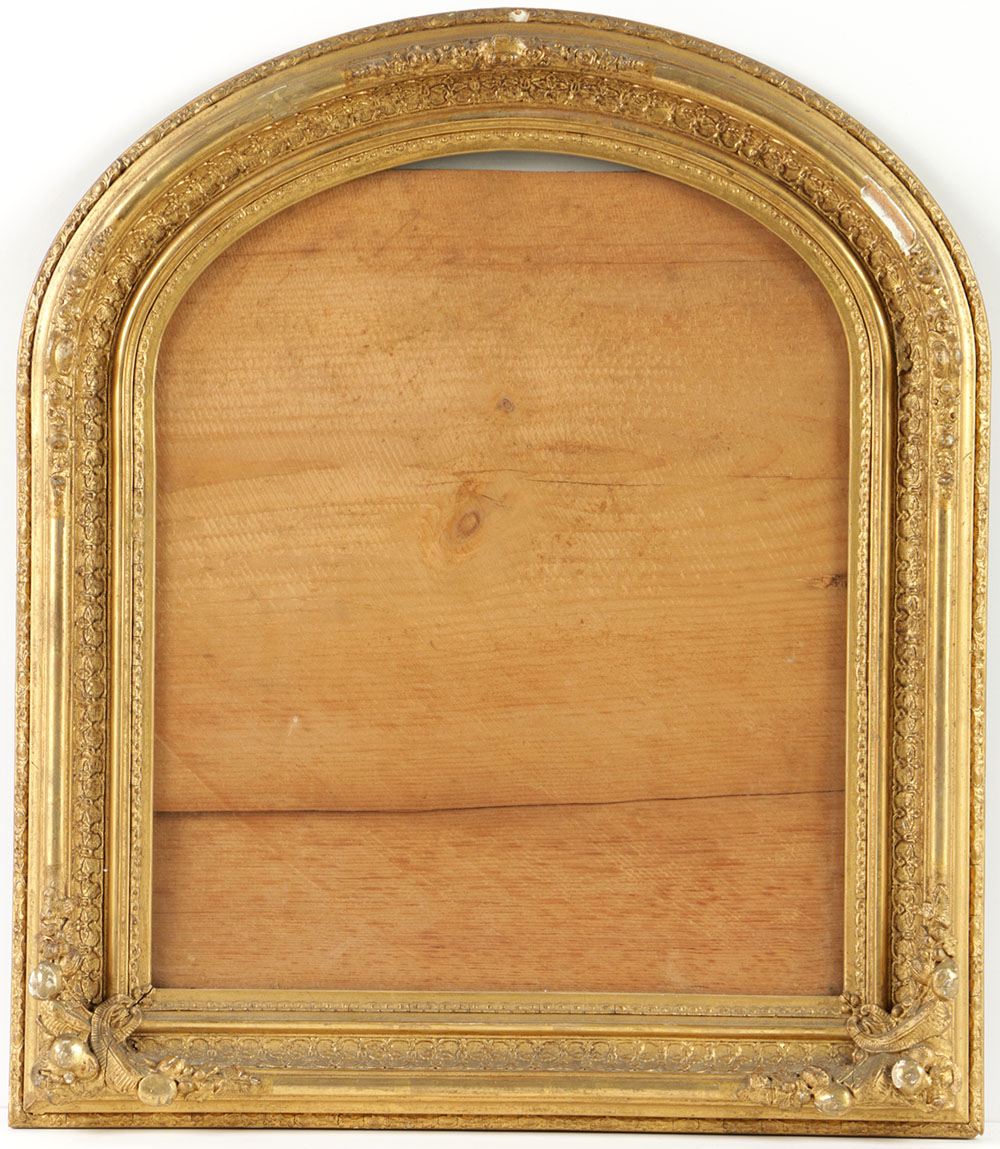 Mid 19th-Century Gilt and Gesso Arched Frame