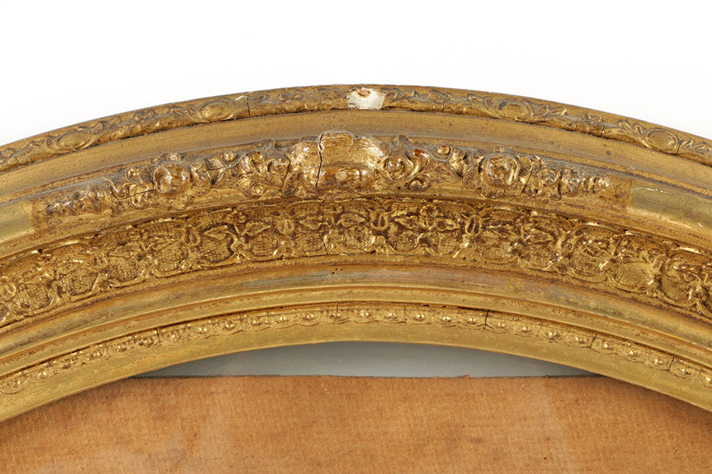 Mid 19th-Century Gilt and Gesso Arched Frame