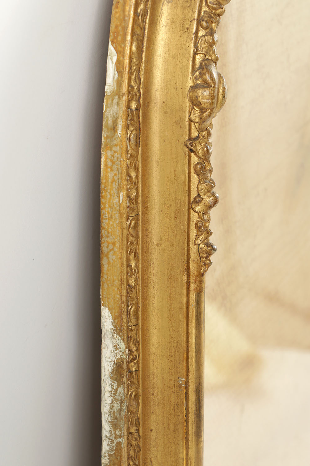 Mid 19th-Century Gilt and Gesso Arched Frame