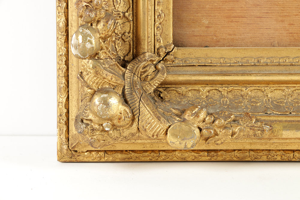 Mid 19th-Century Gilt and Gesso Arched Frame