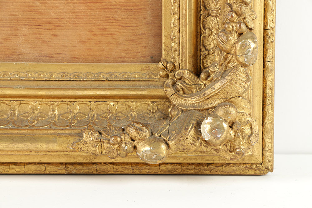 Mid 19th-Century Gilt and Gesso Arched Frame