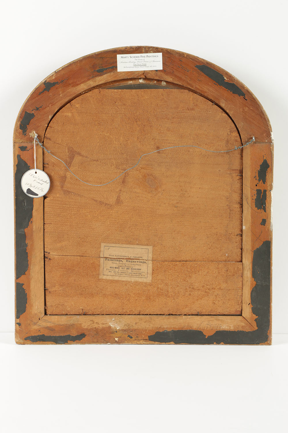 Mid 19th-Century Gilt and Gesso Arched Frame