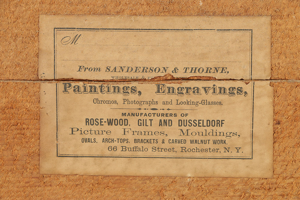 Mid 19th-Century Gilt and Gesso Arched Frame