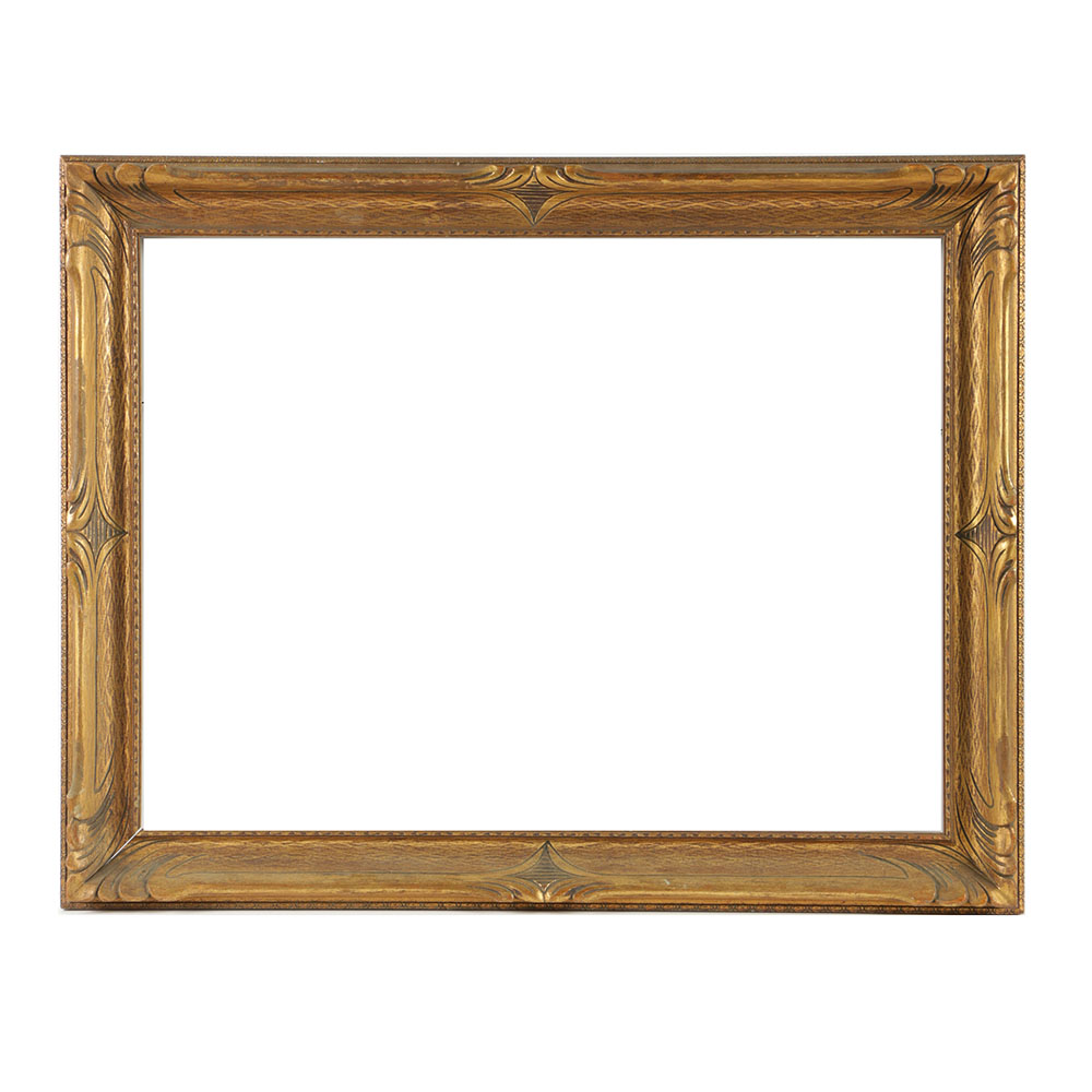 Art Nouveau Wooden Gilt Frame