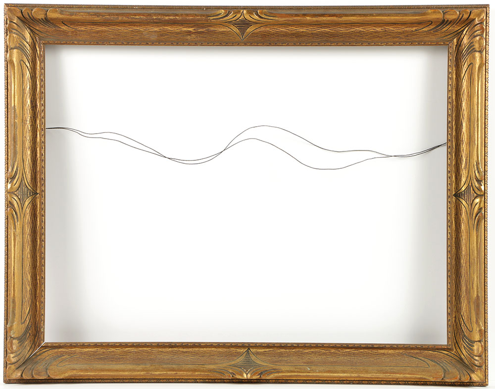 Art Nouveau Wooden Gilt Frame