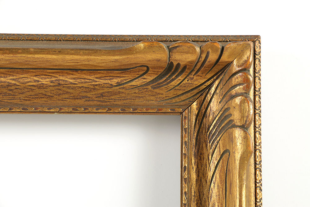 Art Nouveau Wooden Gilt Frame