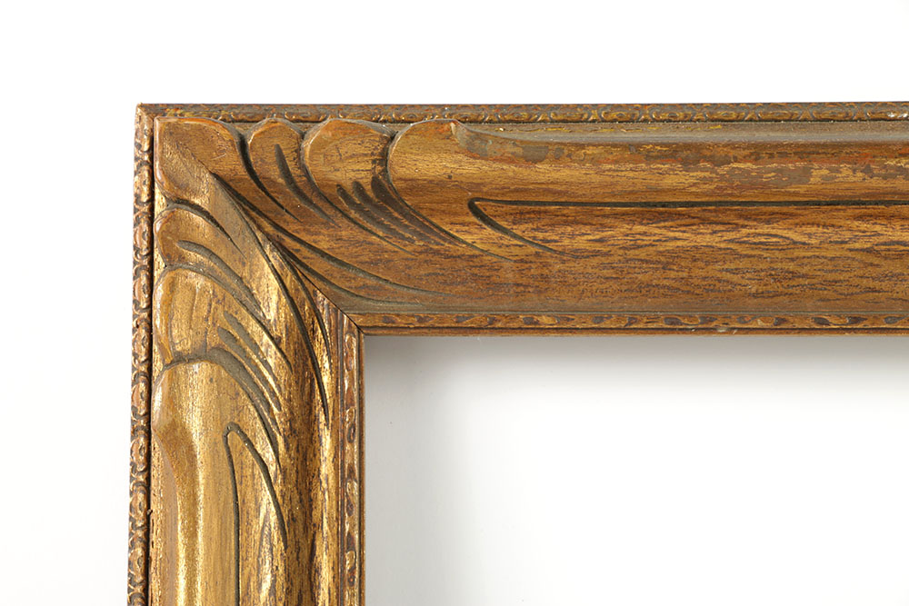 Art Nouveau Wooden Gilt Frame