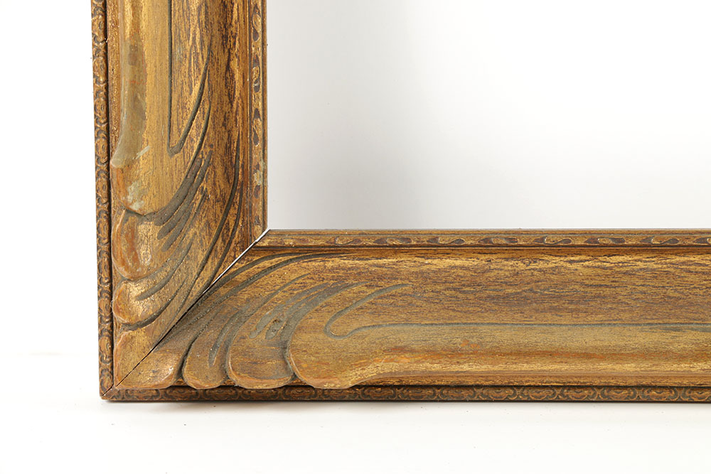 Art Nouveau Wooden Gilt Frame