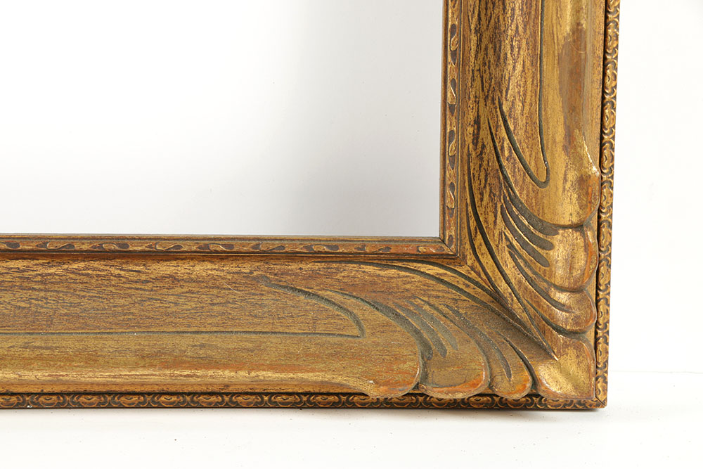 Art Nouveau Wooden Gilt Frame