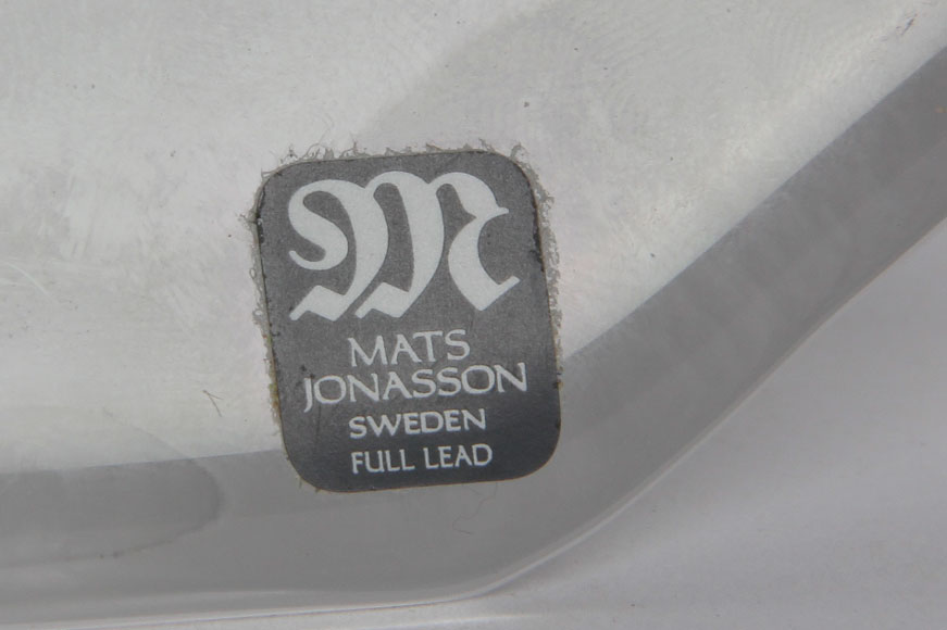 Crystal Polar Bear Sculpture by Mats Jonasson