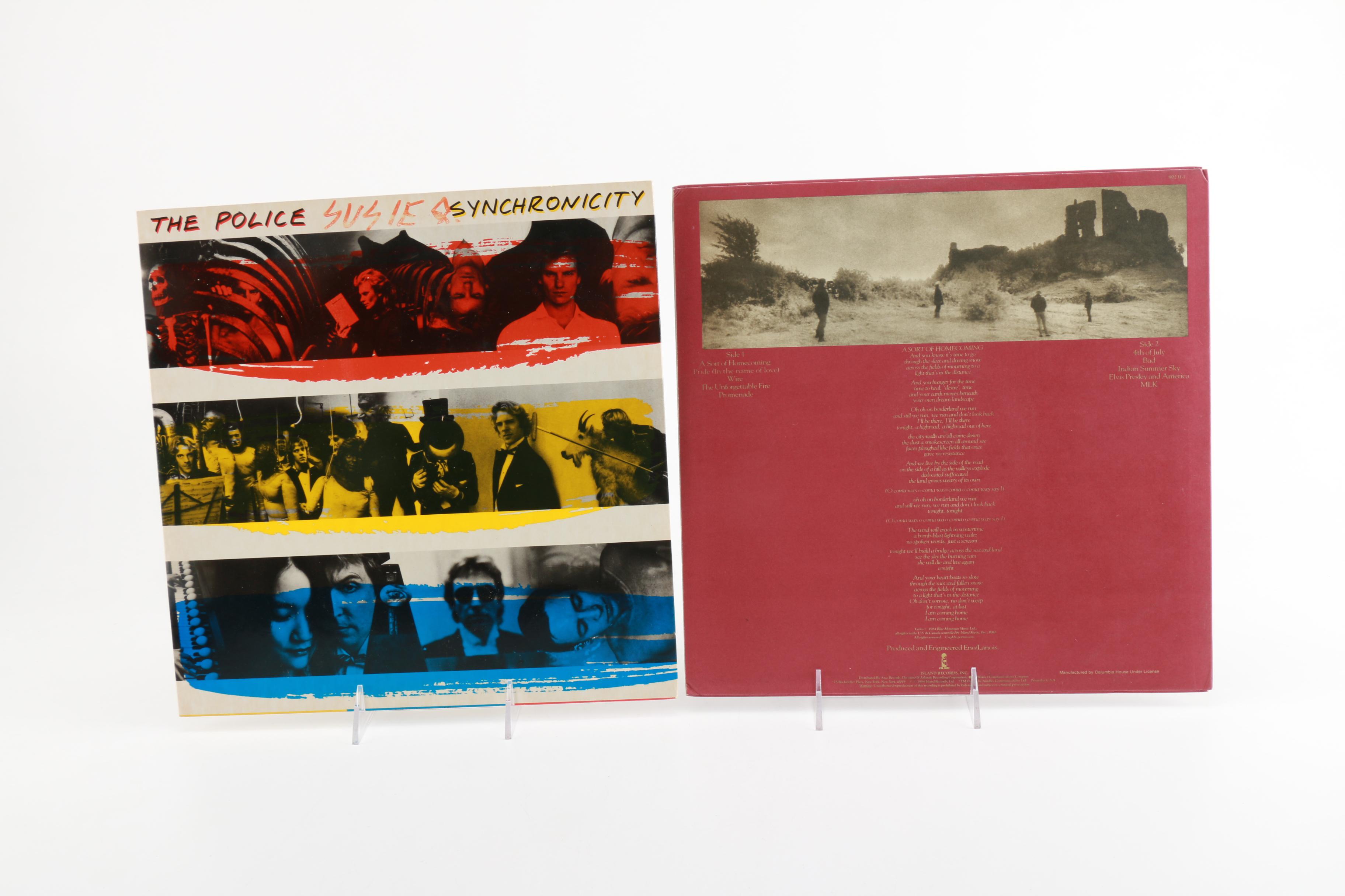 U2, Pretenders and Police LPs