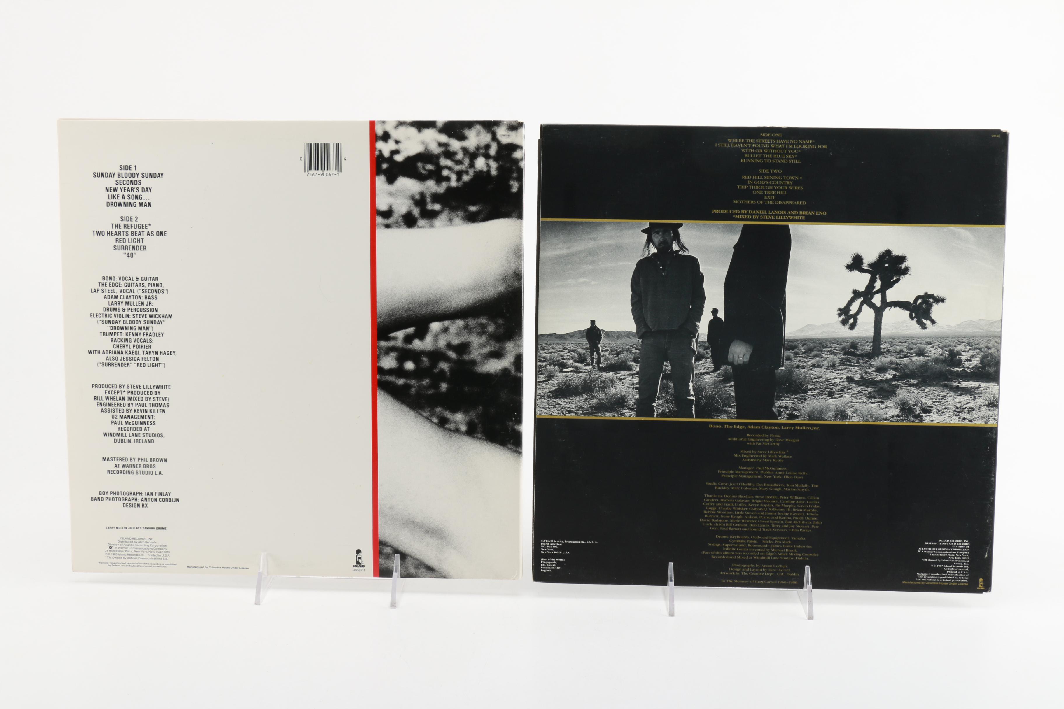 U2, Pretenders and Police LPs