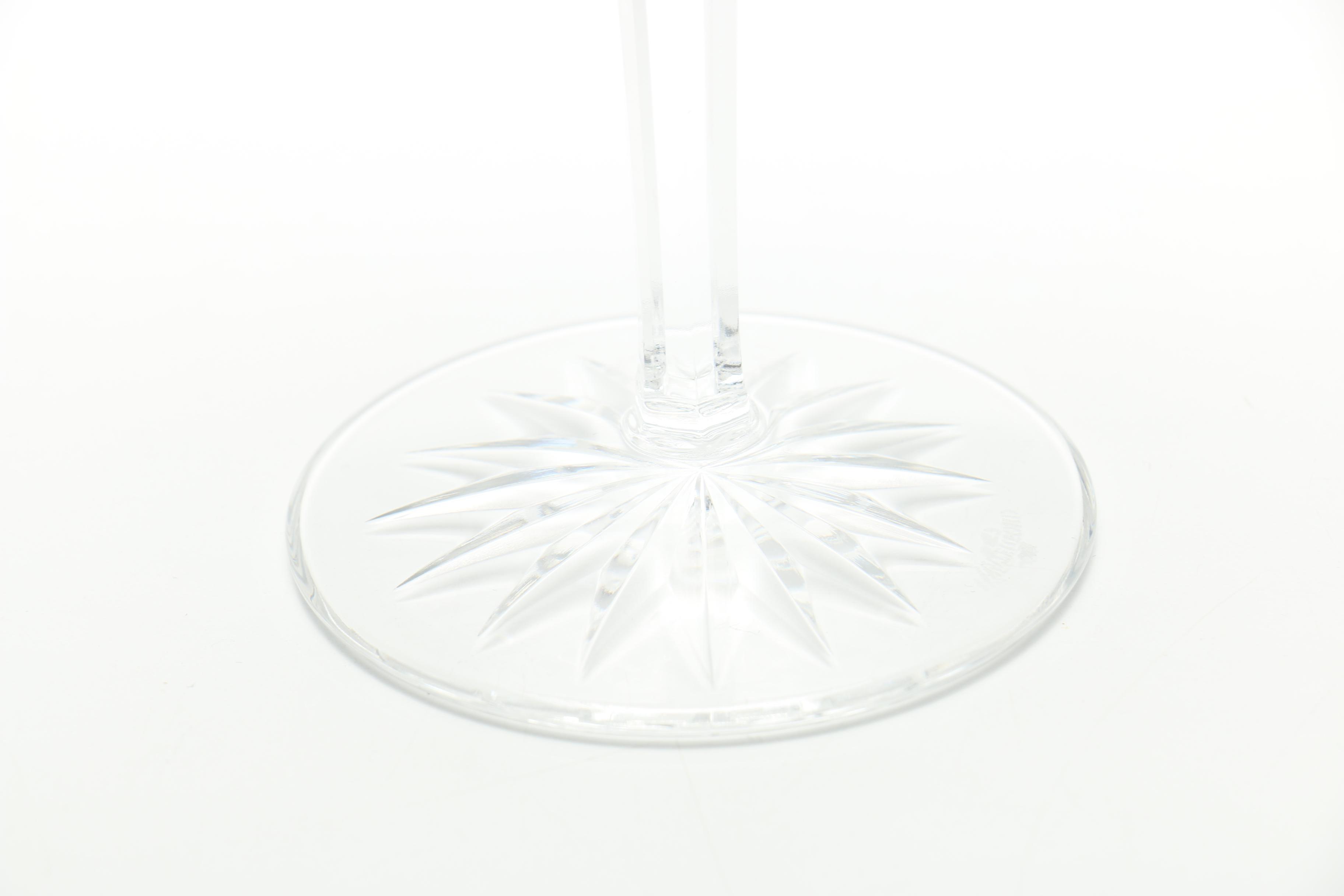 Waterford Lismore Collection Champagne Flutes and Martini Glasses