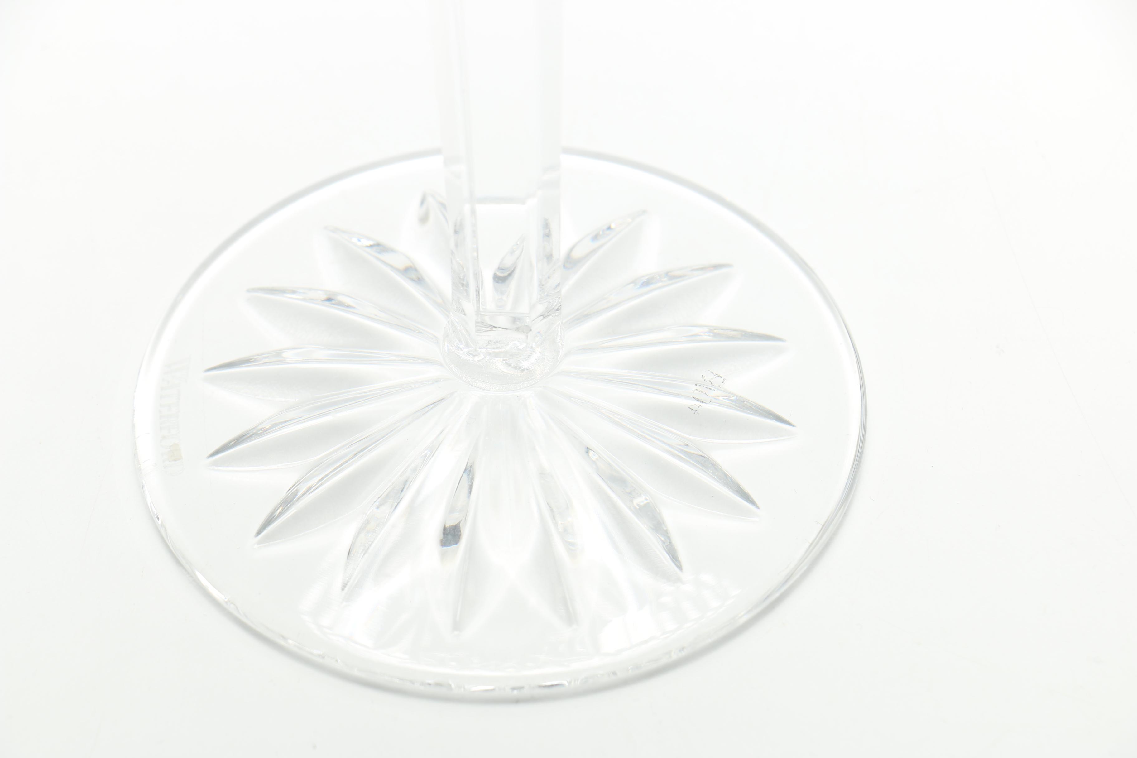 Waterford Lismore Collection Champagne Flutes and Martini Glasses