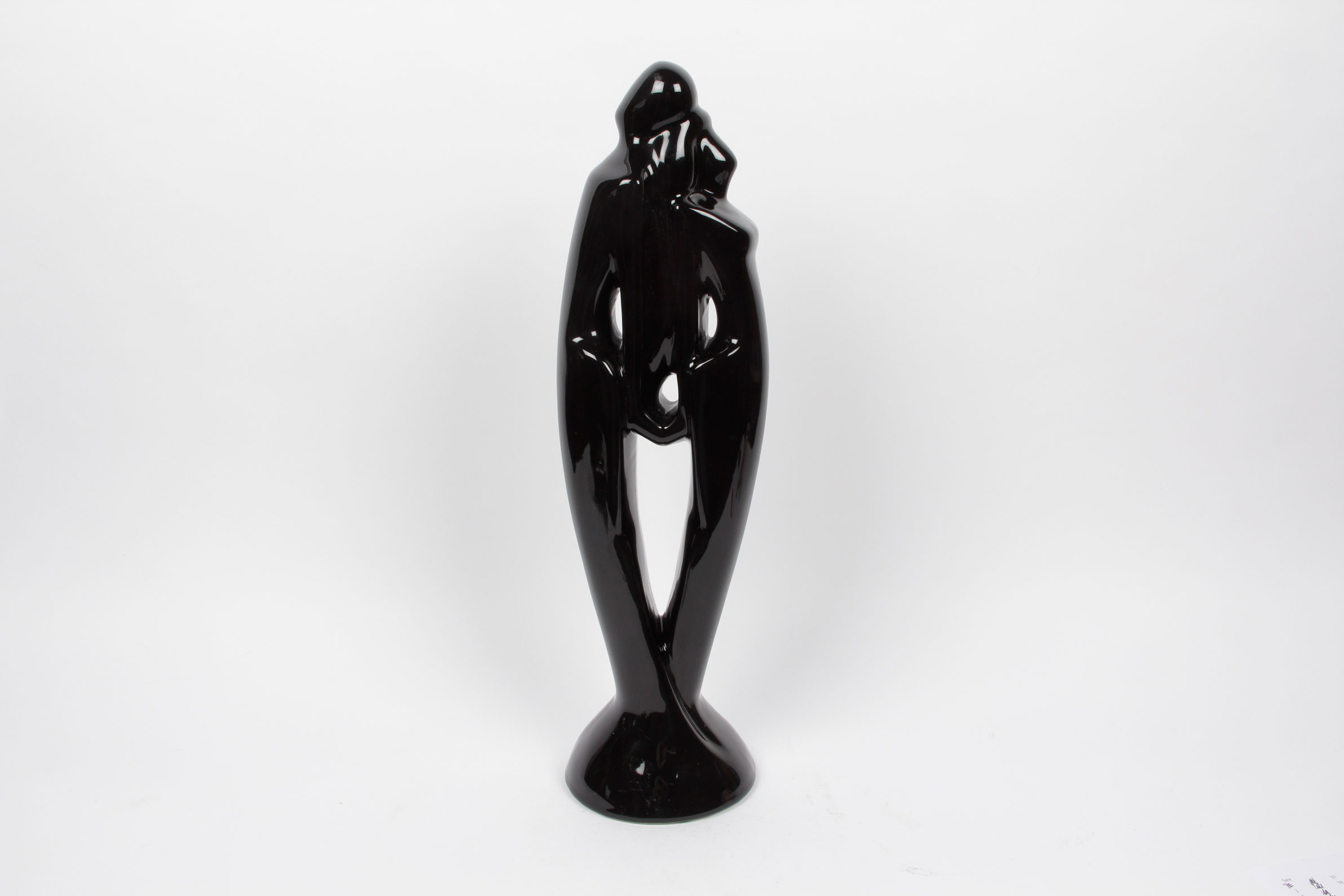 Art Deco "The Lovers" Statue in Style of Haeger Pottery