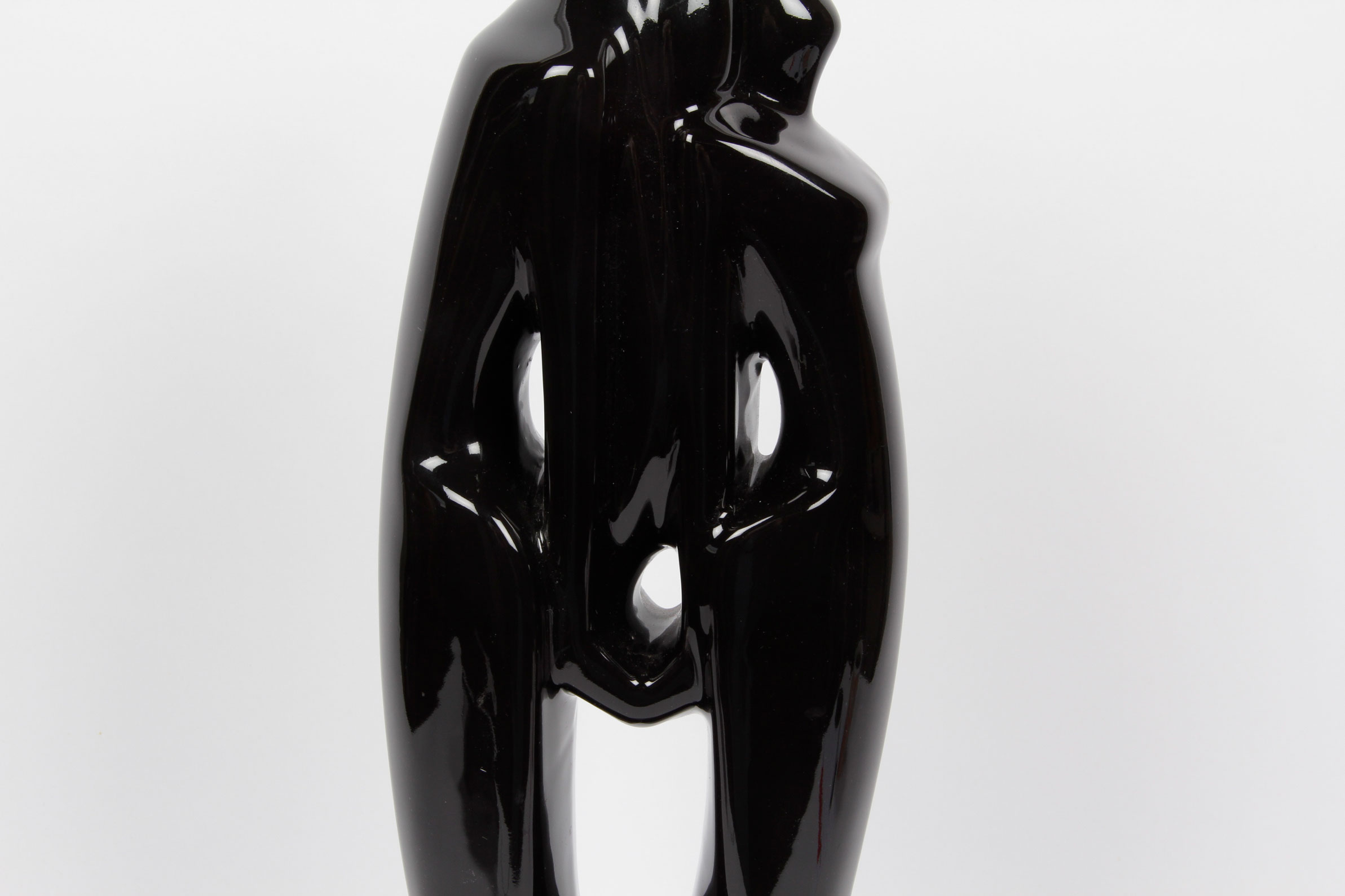 Art Deco "The Lovers" Statue in Style of Haeger Pottery