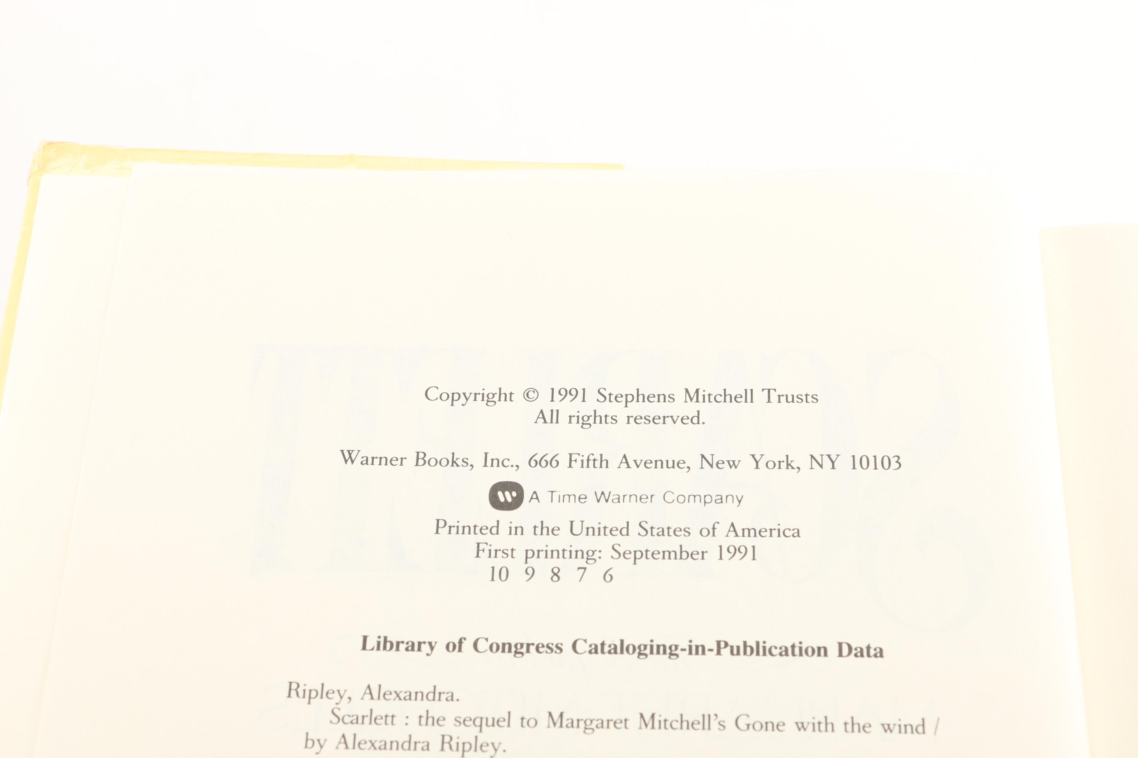 1988 "Gone With the Wind" and 1990s "Scarlett"